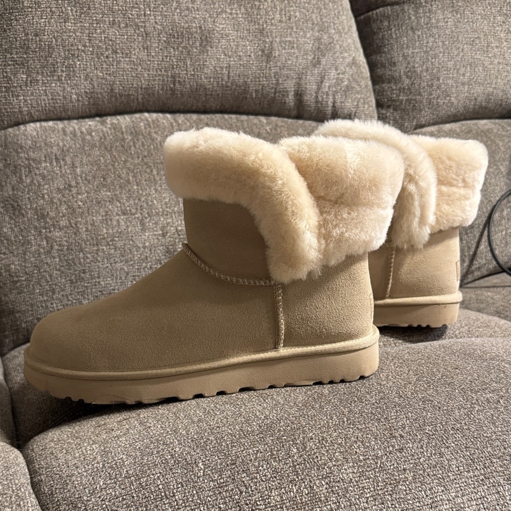 UGG Tan Shearling Winter Boots
